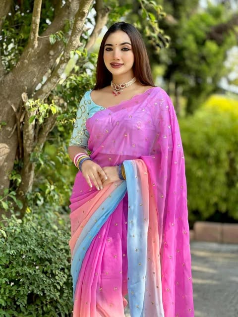 Indian digital saree